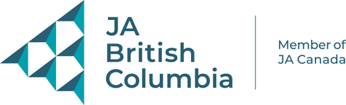 JA British Columbia (JABC) – work readiness, financial literacy and entrepreneurship education for youth, developing young leaders of tomorrow Logo