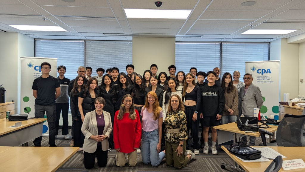 Group photo of students and facilitators from the JA Company Program summer camp, celebrating after a week of intensive business education.