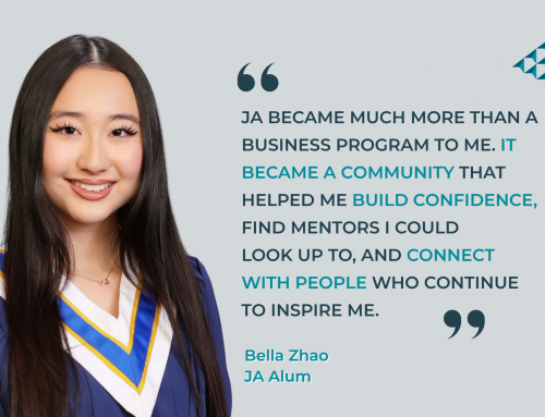 From the Classroom to Centre Stage: How JA Helped Bella Zhao Find Her Confidence